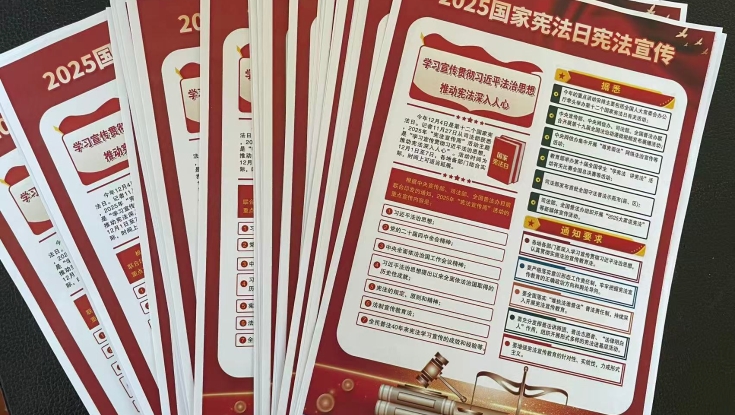 宣大分公司开展“宪法宣传周”活动